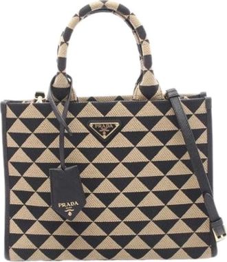 Prada Pre-owned Symbole Triangolo Tote - Pre-owned - Mujer - Multicolor - ONE SIZE