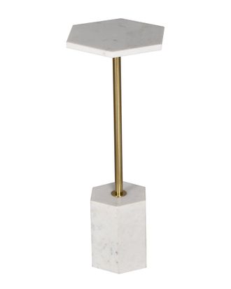 LR Home Lr Home Mazzini Modern Marble Top & Base Drink Table