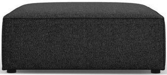 BLOOMINGLOFT Grosser Design Sitzpouf Ardenal 102 x 80 cm, Chenille-Bezug