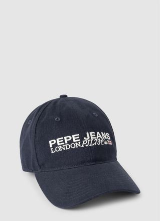 Pepe Jeans London Baseball Cap PEPE JEANS STEVEN CAP, Herren, dulwich blau, Twill, Baumwolle, bestickt, Caps Baseball Cap, mit Label-Stickerei