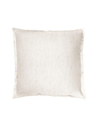 Anaya with Love So Soft Linen Pillow Cover Only in Beige Pinstripe at Nordstrom, Size 20X20