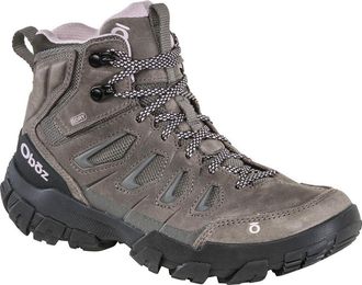 Oboz Footwear Sawtooth X Mid 24002 Womens 7.5 Gray Nubuck Waterproof Hiking Boots GBNC697