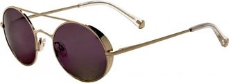 Kate Young for Tura Womens K556-GLD-50 K556 50 GLD Jasmin Sunglasses - Gold - One Size
