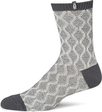 UGG Elliot Sock Mens Crew Cut Socks Shoes Ink /Ink, Cotton/Polyester