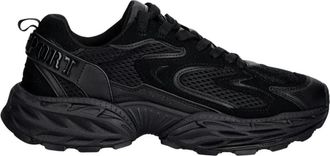 Plein Sport Pulse X - Heren - Hardloopschoenen - Zwart - 45 EU - Leer - Fitness