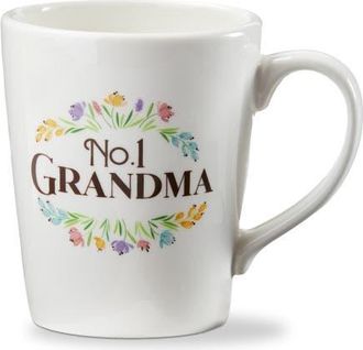 Tag No 1 Grandma Earthenware Mug Multi 18 oz 4 x 4 x 4.76 in in White at Nordstrom