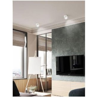 Trade Shop Trade Shop Traesio - Trade Shop - Faretto Led A Superficie Orientabile 7w Luce Naturale Fredda Calda Bianco F-7w-b
