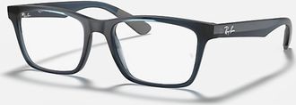 Ray-Ban Mens Square Eyeglasses In Blue
