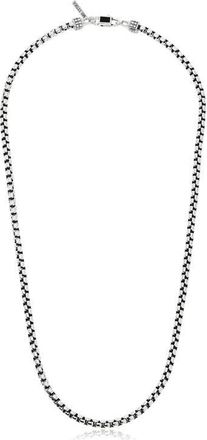 Mr.Ettika Mens Box Chain Necklace in Silver at Nordstrom