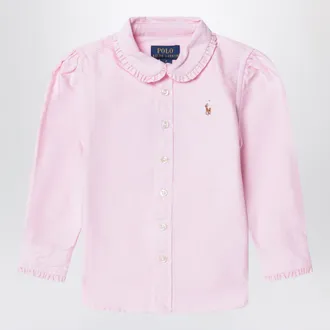 Polo Ralph Lauren Camicia rosa con volant