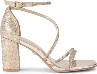 Carvela Womens Venezia Sandal Sandals - Gold Fabric - Size UK 3