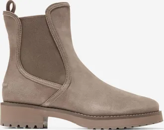 Cole Haan Womens Lyndon Waterproof Chelsea Booties - Beige Size 11