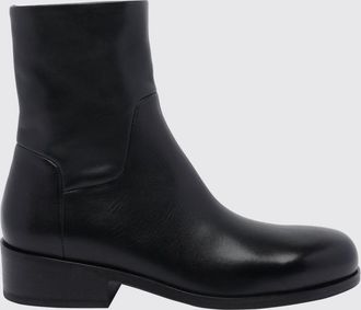 Mars&egrave;ll Gnocco Ankle Boots in Ruched Leather with Side Zip