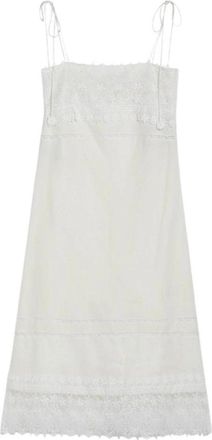 Valentino Midi Kleedjes - Dames - Casual kleedjes - Wit - L - Kleedjes