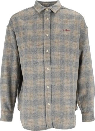 MC2 Saint Barth Lange mouw shirt - Heren - Casual Overhemden - Grijs - S - Overhemden