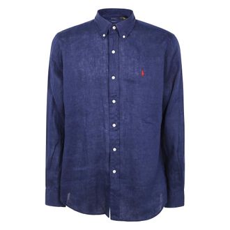 Polo Ralph Lauren Long Sleeve Sport Shirt - Heren - Casual Overhemden - Blauw - 2XL - Overhemden