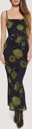 Lost + Wander Nocturnal Blooms Maxi Dress in Black-Floral at Nordstrom, Size X-Small