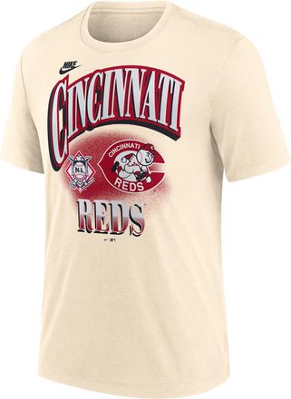 Nike Cincinnati Reds Vintage Nike Mens MLB T-Shirt in Brown | NJFD15ACNR-5R4
