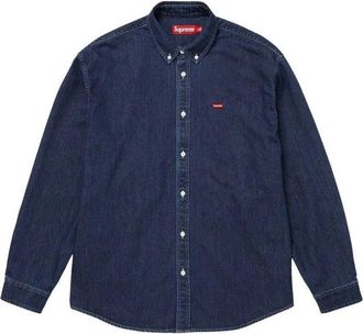 SUPREME SS26 Small Box Denim Shirt Indigo SUP-SS26-362-IND