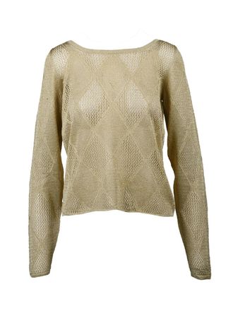 Ballantyne Lam&eacute; Sweater - Gold