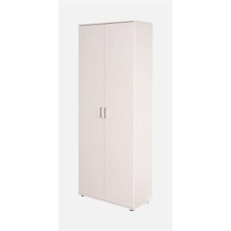 Inter Link SAS Armadio arconati 70x34x189h 2 ante+5ripiani laminato bianco