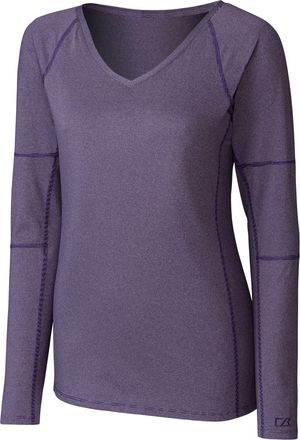 Cutter & Buck Ladies L/S Victory V Neck Shirt