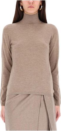 Max Mara Meana Turtleneck - Dames - Cashmere truien - Bruin - M - Kasjmier - Truien & Vesten
