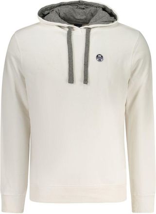 North Sails White Cotton Mens Mens Hoodie