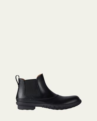 Givenchy Mens Echo Leather Chelsea Boots
