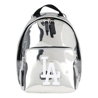 MLB LA Los Angeles Dodgers Shoulders Messenger Bag Silver 32BGP4941-07M
