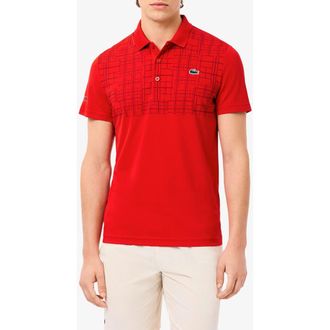 Lacoste Novak Djokovic Regular Fit Polo in Red at Nordstrom, Size 8