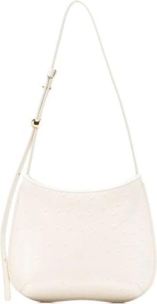 Jacquemus Le Petit Bisou Schoudertas - Dames - Schoudertassen - Beige - ONE Size - Katoen - Tassen