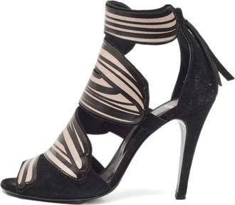 Pierre Hardy Sandali con dettaglio cut-out Pre-owned 115mm - Nero