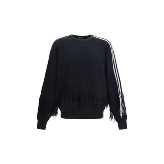 Yohji Yamamoto Black Wool Oves Aries Mens Sweatshirt