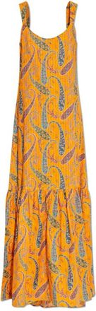Etro Dames, Jurken, Oranje, Maat: S Katoen