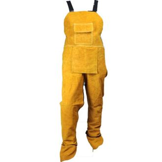 OEM Delantal De Soldadura Profesional, Ropa De Soldador De Cuero, Carpintero, Herrero, Jardinero, Pantalones De Tela Britches