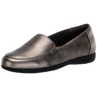 Trotters Deanna Pewter Leather T2055-033 Womens