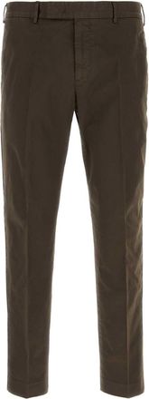 Pantaloni Torino Dark Brown Stretch Cotton Pant