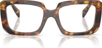 Prada 0pr C09v Oversized Square Tortoiseshell Acetate Sunglasses