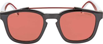 Carrera Burgundy Square Unisex Sunglasses CARRERA 1011/S 0807/4S 52