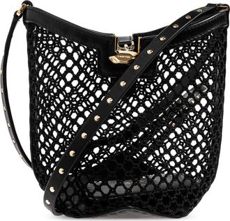 Lanvin Catch Tas - Dames - Schoudertassen - Zwart - ONE Size - Leer - Tassen