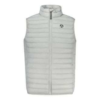 North Sails Vests, male, Gray, Size: 3XL Sleeveless Polyamide Jacket