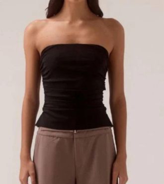 Sovere Myriad Strapless Bodysuit In Black