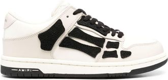 Amiri Skel low-top leather sneakers - women - Calf Leather/Rubber/Fabric - 36 - Neutrals