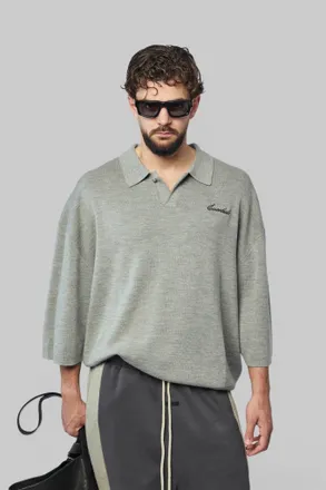 Fear of God Signature 3/4 Sleeve 90s Knit Polo