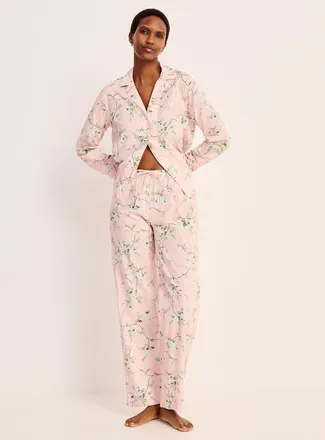 Lauren Ralph Lauren Womens Soothing flowers pink pyjama set