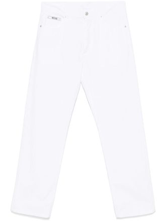 Moschino Classic White Trousers