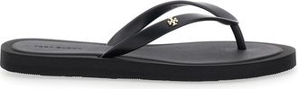 Tory Burch Slate Rubber Kira Thong Slippers