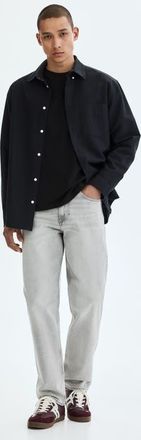 H&M Regular Jeans in Light Denim Gray at Nordstrom, Size 40 X 32