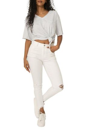 Belle & Bloom Skinny Dip Jeans in White at Nordstrom, Size X-Small Au